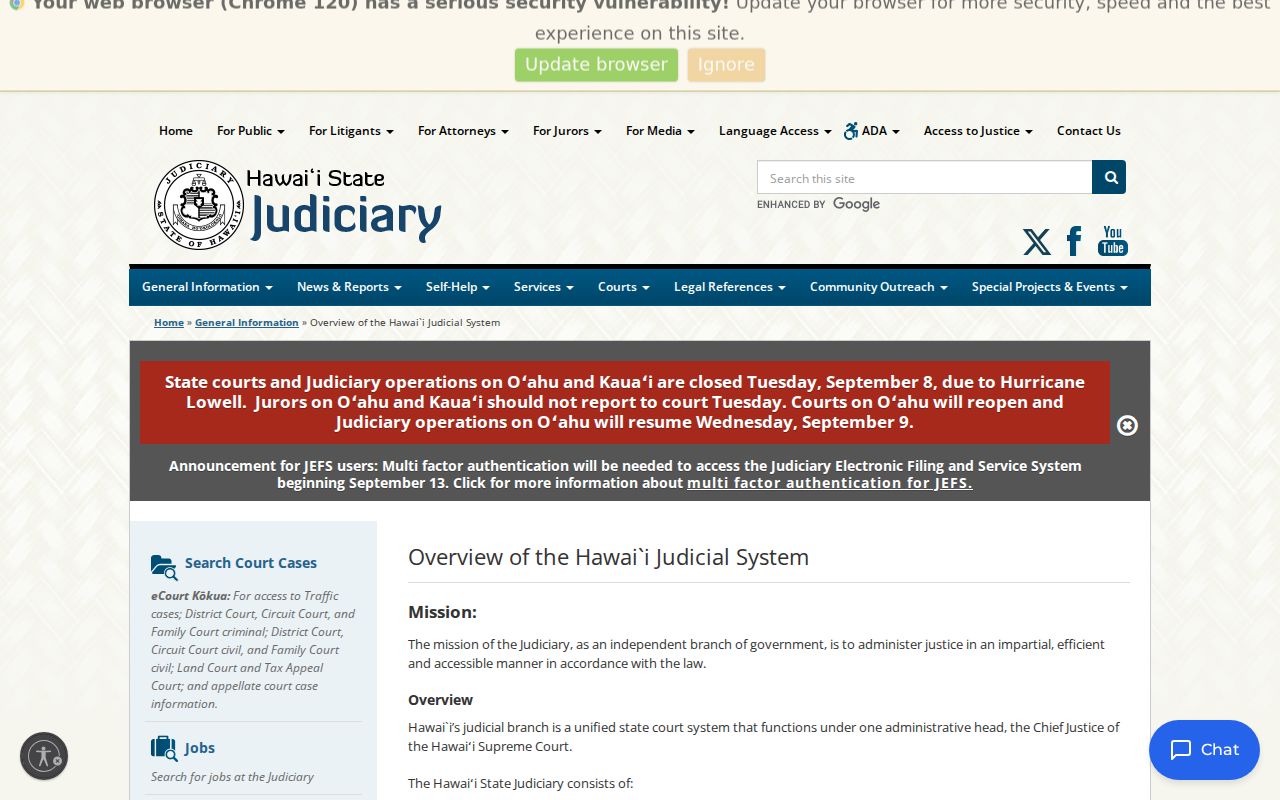 Hawaii County warrant records context and court jurisdiction overview